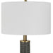 Summit One Light Floor Lamp Antique Brass-Lamps-Uttermost-Lighting Design Store