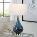 Riviera One Light Table Lamp Antique Brass-Lamps-Uttermost-Lighting Design Store