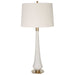 Marille One Light Table Lamp Brushed Brass-Lamps-Uttermost-Lighting Design Store
