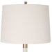 Marille One Light Table Lamp Brushed Brass-Lamps-Uttermost-Lighting Design Store