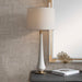 Marille One Light Table Lamp Brushed Brass-Lamps-Uttermost-Lighting Design Store