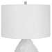 Loop One Light Table Lamp Brushed Nickel-Lamps-Uttermost-Lighting Design Store