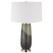 Campa One Light Table Lamp Brushed Nickel-Lamps-Uttermost-Lighting Design Store