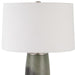 Campa One Light Table Lamp Brushed Nickel-Lamps-Uttermost-Lighting Design Store