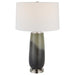 Campa One Light Table Lamp Brushed Nickel-Lamps-Uttermost-Lighting Design Store