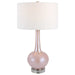Rosa One Light Table Lamp Brushed Nickel-Lamps-Uttermost-Lighting Design Store