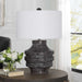 Timber One Light Table Lamp Black-Lamps-Uttermost-Lighting Design Store