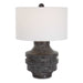 Timber One Light Table Lamp Black-Lamps-Uttermost-Lighting Design Store
