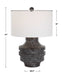 Timber One Light Table Lamp Black-Lamps-Uttermost-Lighting Design Store