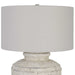 Artifact One Light Table Lamp Brushed Nickel-Lamps-Uttermost-Lighting Design Store