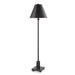 Pilot One Light Buffet Lamp Satin Black-Lamps-Uttermost-Lighting Design Store