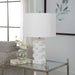 Ascent One Light Table Lamp Brushed Nickel-Lamps-Uttermost-Lighting Design Store