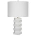 Ascent One Light Table Lamp Brushed Nickel-Lamps-Uttermost-Lighting Design Store