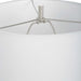 Bandeau One Light Table Lamp Polished Nickel-Lamps-Uttermost-Lighting Design Store