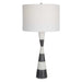 Bandeau One Light Table Lamp Polished Nickel-Lamps-Uttermost-Lighting Design Store