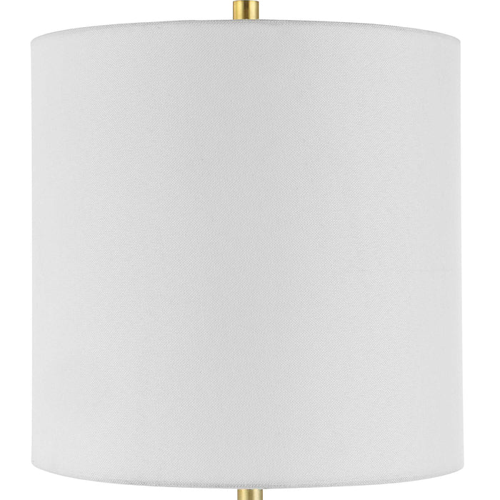 Turret One Light Buffet Lamp Brushed Gold-Lamps-Uttermost-Lighting Design Store