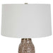 Padma One Light Table Lamp Brushed Brass-Lamps-Uttermost-Lighting Design Store