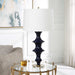 Coil One Light Table Lamp Antique Brass-Lamps-Uttermost-Lighting Design Store