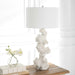Remnant One Light Table Lamp White Stone-Lamps-Uttermost-Lighting Design Store
