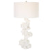 Remnant One Light Table Lamp White Stone-Lamps-Uttermost-Lighting Design Store