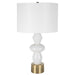 Architect One Light Table Lamp Antique Brushed Brass-Lamps-Uttermost-Lighting Design Store