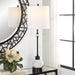 Alliance One Light Buffet Lamp Satin Black-Lamps-Uttermost-Lighting Design Store