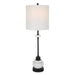 Alliance One Light Buffet Lamp Satin Black-Lamps-Uttermost-Lighting Design Store