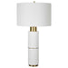 Ruse One Light Table Lamp Brushed Brass-Lamps-Uttermost-Lighting Design Store