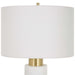Ruse One Light Table Lamp Brushed Brass-Lamps-Uttermost-Lighting Design Store