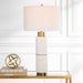 Ruse One Light Table Lamp Brushed Brass-Lamps-Uttermost-Lighting Design Store