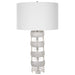 Band Together One Light Table Lamp Brushed Nickel-Lamps-Uttermost-Lighting Design Store