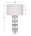 Band Together One Light Table Lamp Brushed Nickel-Lamps-Uttermost-Lighting Design Store