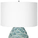 Laced Up One Light Table Lamp Sea Foam Gloss Glaze-Lamps-Uttermost-Lighting Design Store