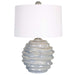 Waves One Light Accent Lamp Cobalt Blue-Lamps-Uttermost-Lighting Design Store