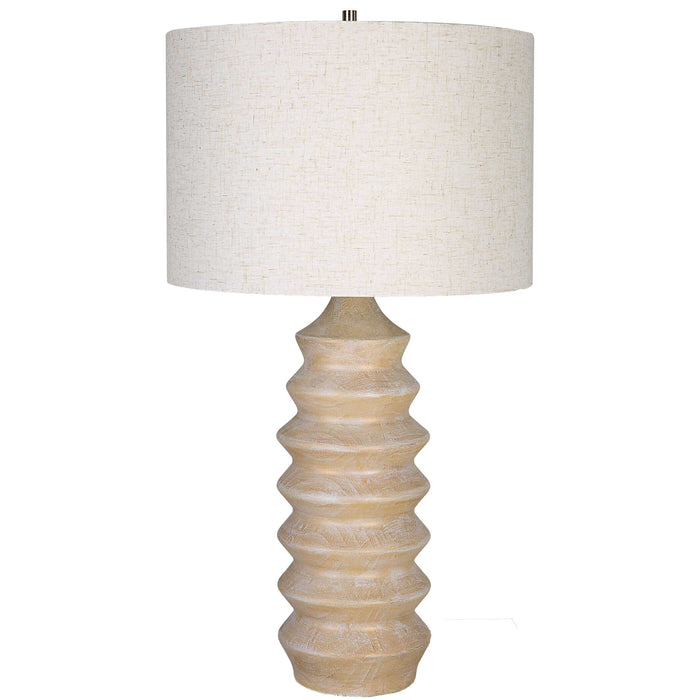 Uplift One Light Table Lamp Nickel-Lamps-Uttermost-Lighting Design Store