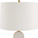 Three Rings One Light Table Lamp Brushed Brass-Lamps-Uttermost-Lighting Design Store
