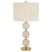 Three Rings One Light Table Lamp Brushed Brass-Lamps-Uttermost-Lighting Design Store