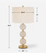 Three Rings One Light Table Lamp Brushed Brass-Lamps-Uttermost-Lighting Design Store