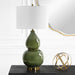 Gourd One Light Table Lamp Antiqued Brass-Lamps-Uttermost-Lighting Design Store