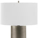 V-Groove One Light Table Lamp Dark Steel Gray-Lamps-Uttermost-Lighting Design Store