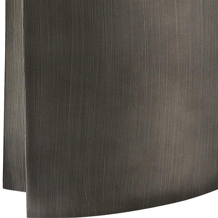 V-Groove One Light Table Lamp Dark Steel Gray-Lamps-Uttermost-Lighting Design Store