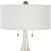 Cardoni Two Light Table Lamp Brushed Brass-Lamps-Uttermost-Lighting Design Store