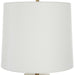 Trentino One Light Table Lamp Antiqued Brass-Lamps-Uttermost-Lighting Design Store