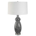 Velino One Light Table Lamp Brushed Nickel-Lamps-Uttermost-Lighting Design Store