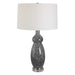 Velino One Light Table Lamp Brushed Nickel-Lamps-Uttermost-Lighting Design Store