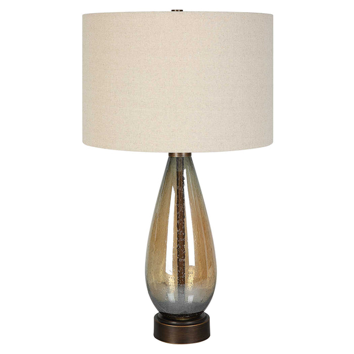 Baltic One Light Table Lamp Rustic Bronze-Lamps-Uttermost-Lighting Design Store