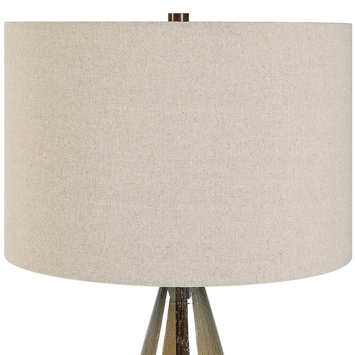 Baltic One Light Table Lamp Rustic Bronze-Lamps-Uttermost-Lighting Design Store