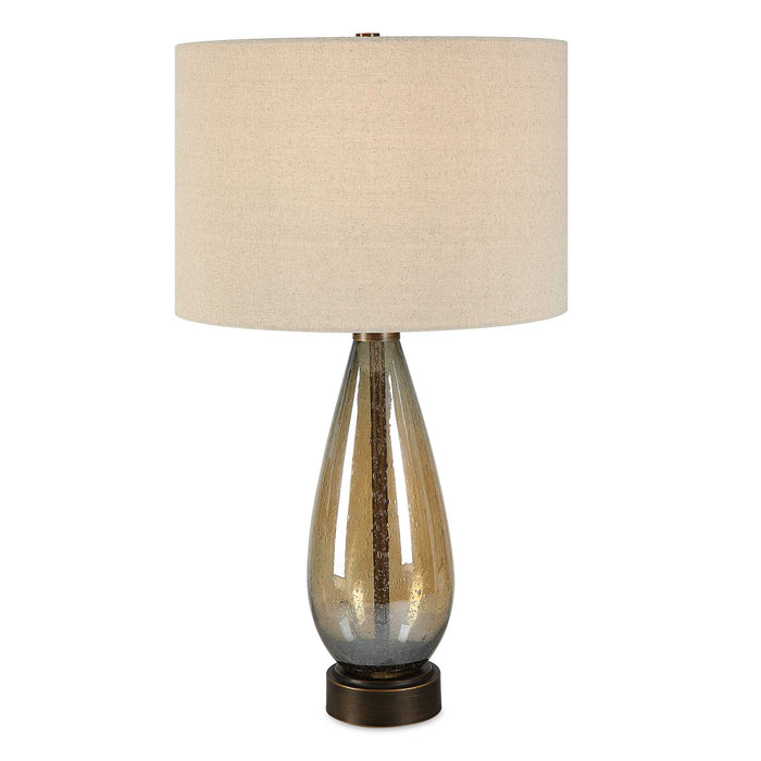 Baltic One Light Table Lamp Rustic Bronze-Lamps-Uttermost-Lighting Design Store