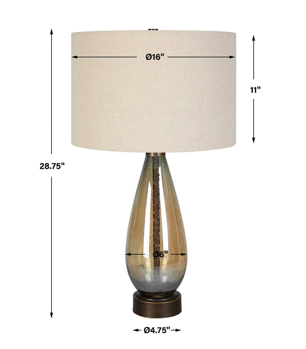 Baltic One Light Table Lamp Rustic Bronze-Lamps-Uttermost-Lighting Design Store