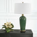 Verdell One Light Table Lamp Antiqued Brass-Lamps-Uttermost-Lighting Design Store
